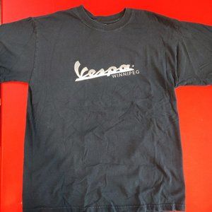 Vespa Winnipeg short sleeve T-shirt black men's M